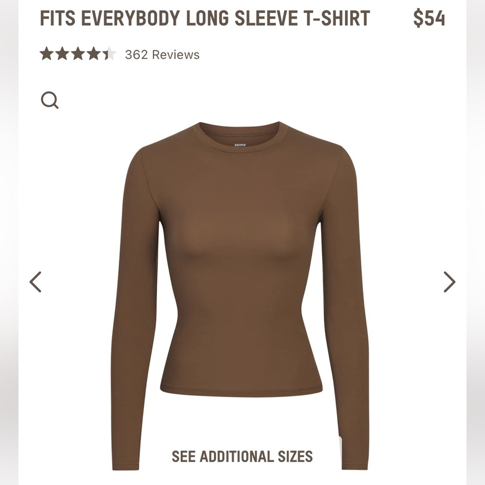 SKIMS | Fits Everybody Long Sleeve T-Shirt